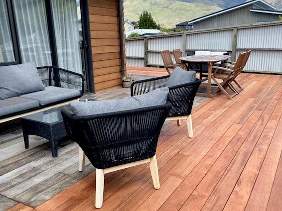 Deck extension for a Wanaka property
